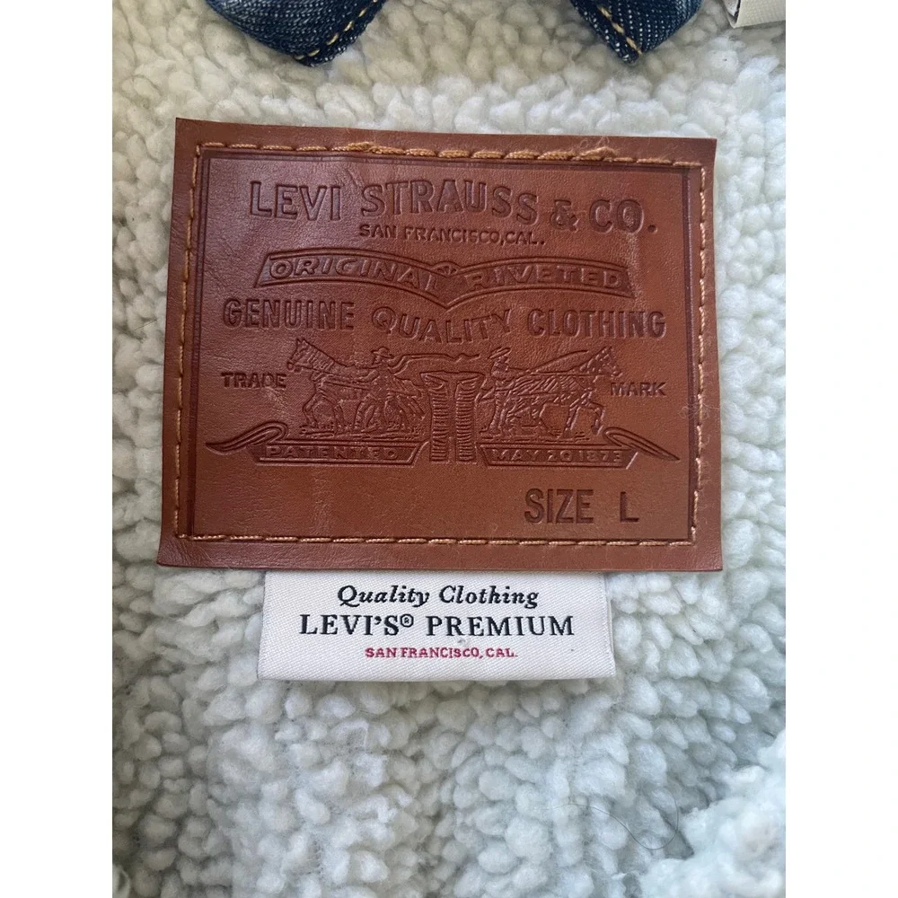 Levi's Sherpa Lined Denim Trucker Jacket